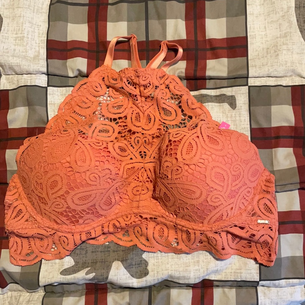 PINK Push Up High Neck Bra